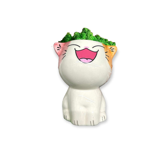 Moss Cat - Vaso con gatto in lichene