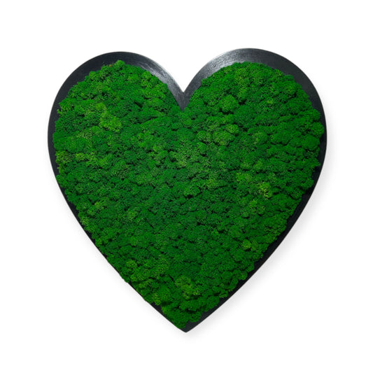 Green Beat - Quadro a forma di cuore